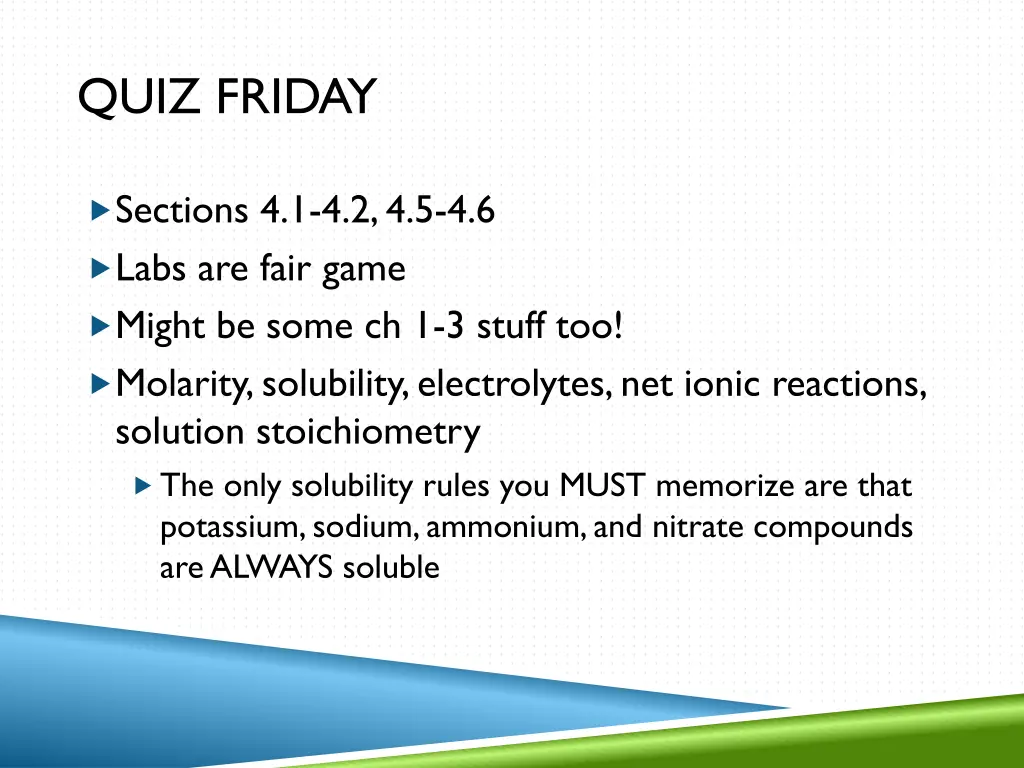 quiz friday