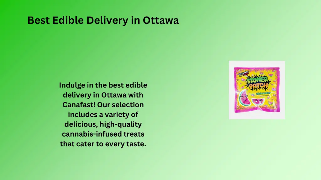 best edible delivery in ottawa