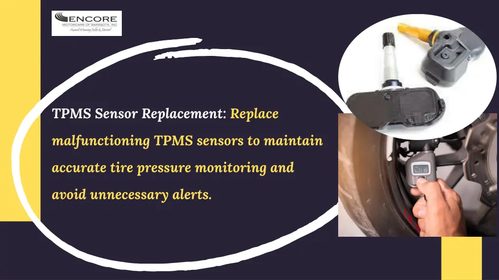 tpms sensor replacement replace