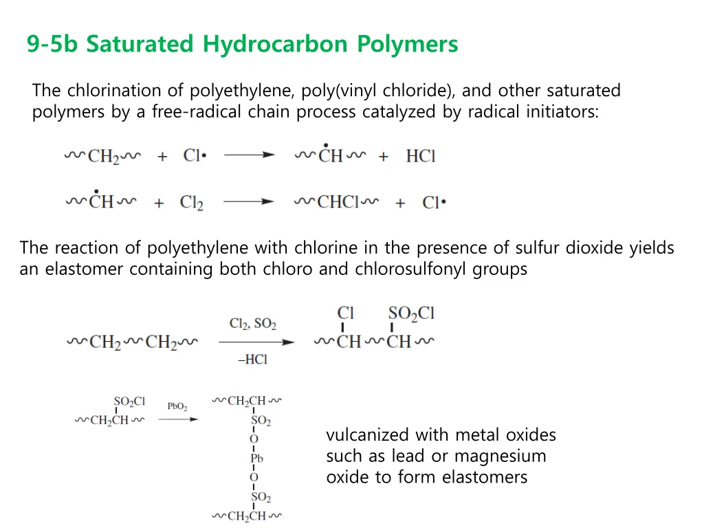 9 5b saturated hydrocarbon polymers