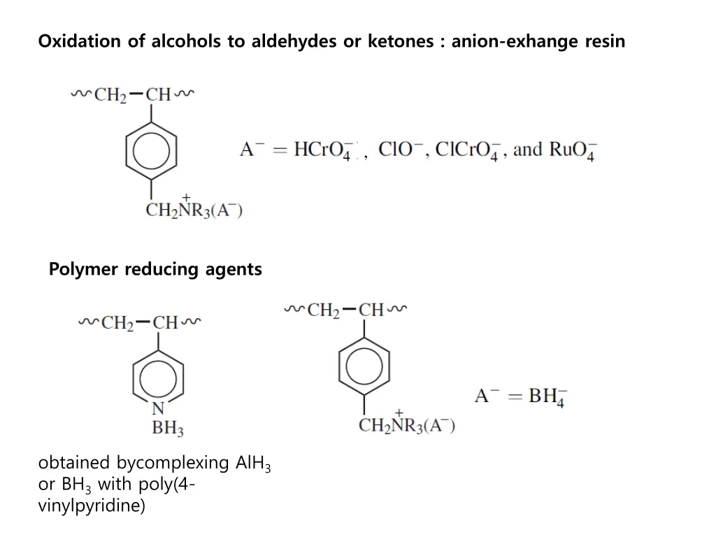 oxidation of alcohols to aldehydes or ketones