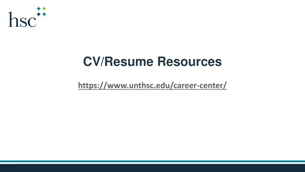 cv resume resources