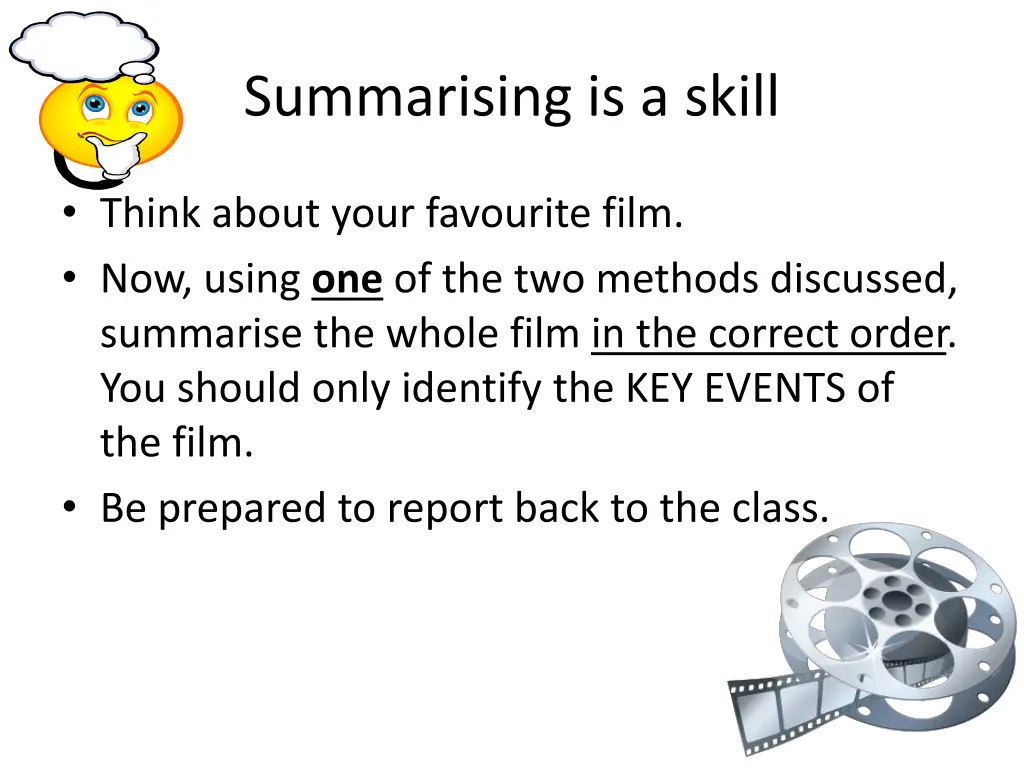 summarising is a skill