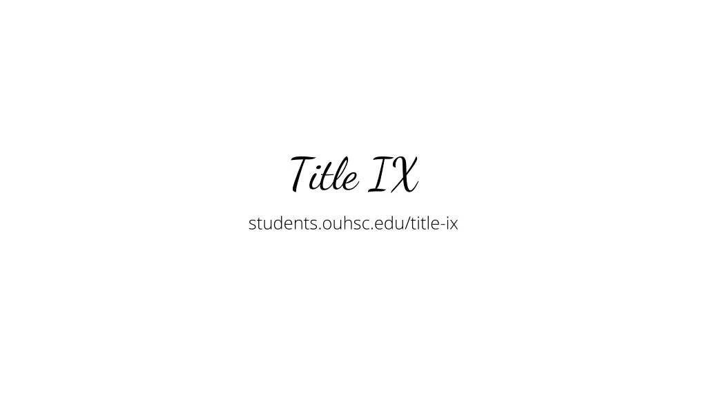 title ix