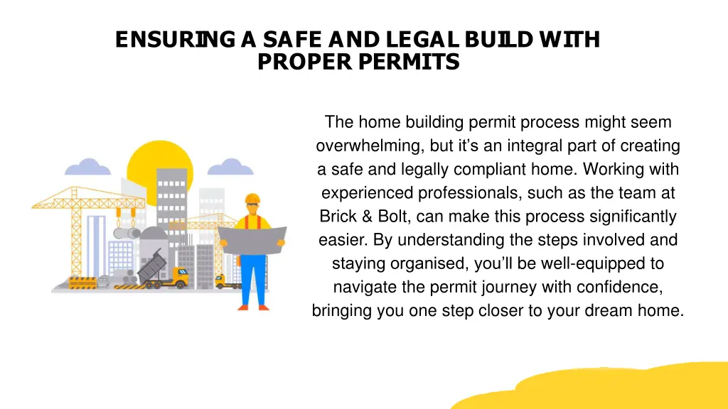 ensuring a safe and legal build with proper