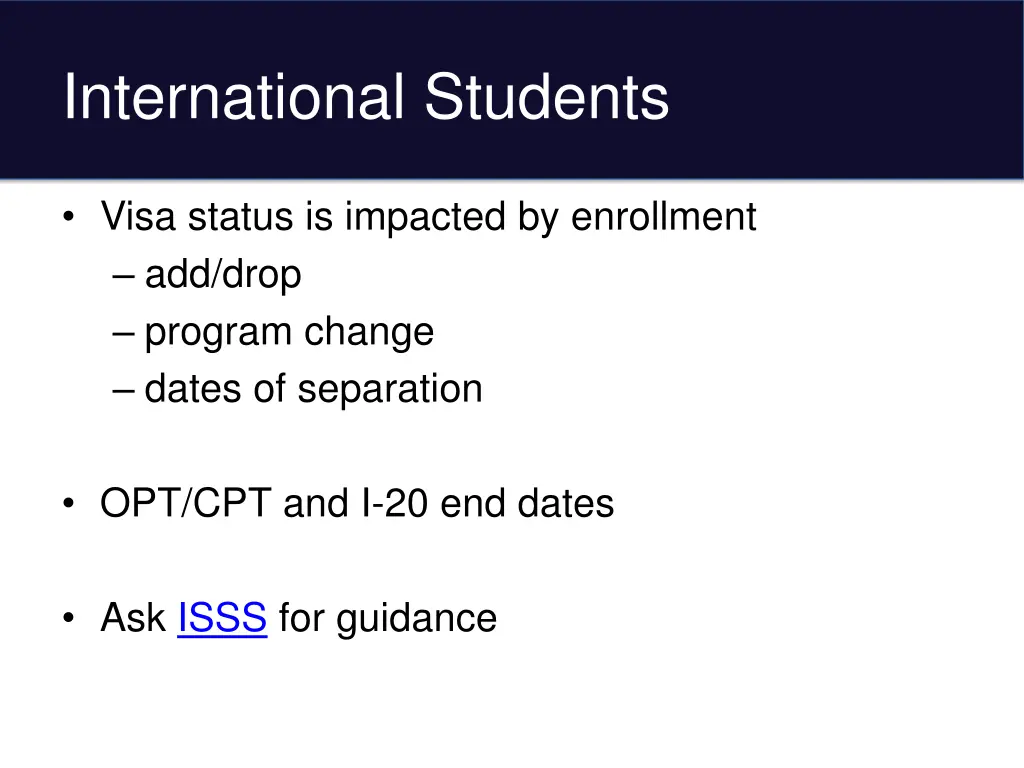 international students