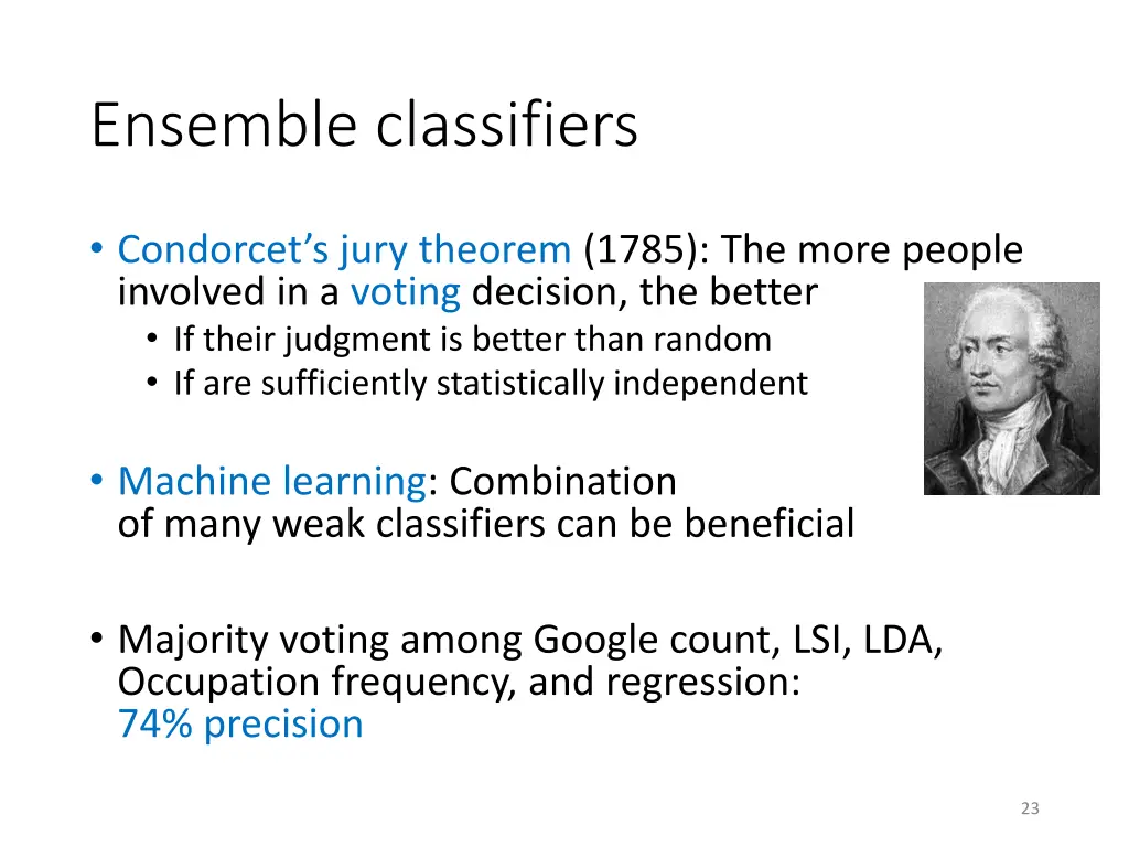 ensemble classifiers