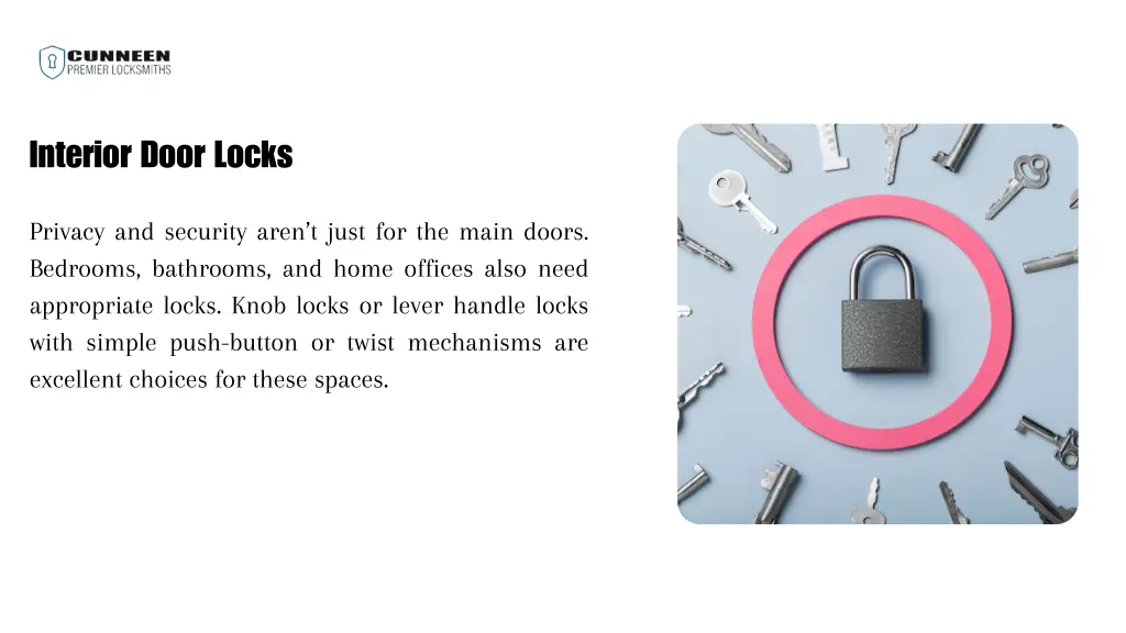 interior door locks