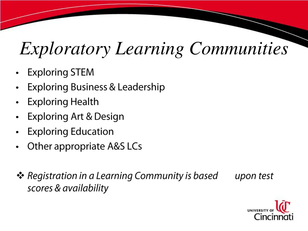 exploratory learning communities