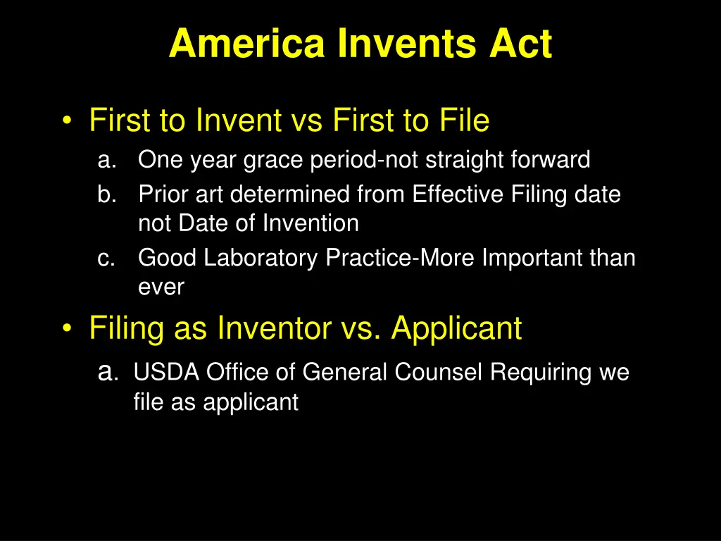 america invents act