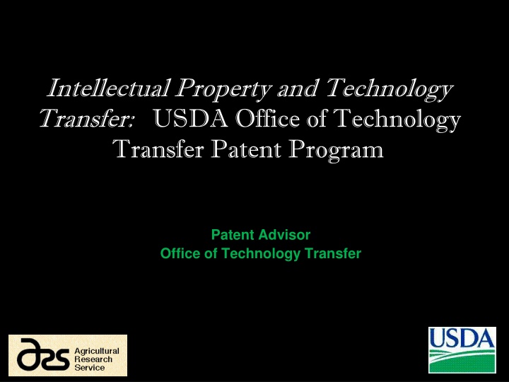 intellectual property and technology transfer