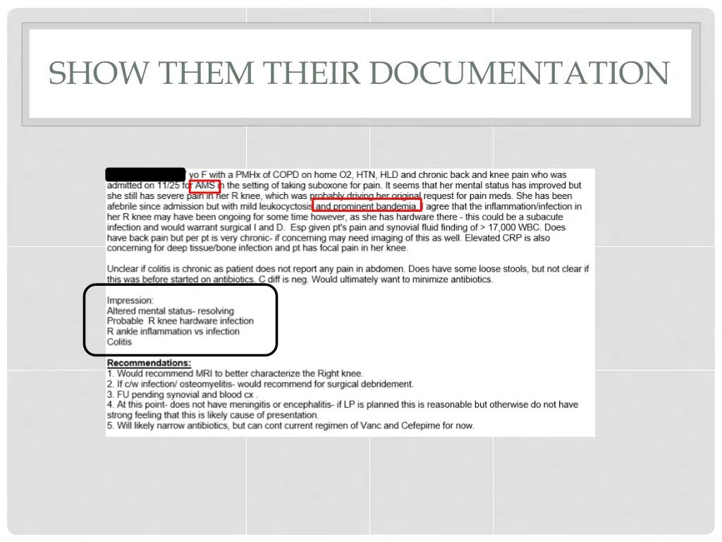 show them their documentation