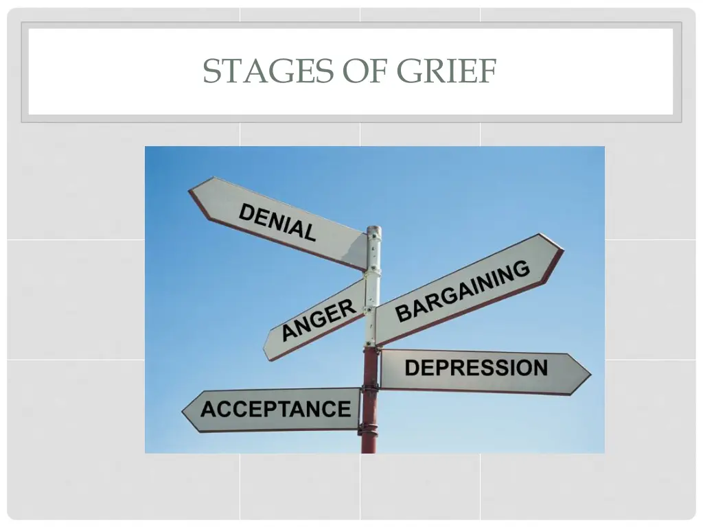 stages of grief