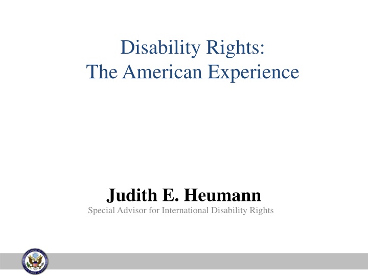 disability rights the american experience