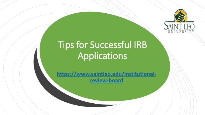 tips for successful irb tips for successful