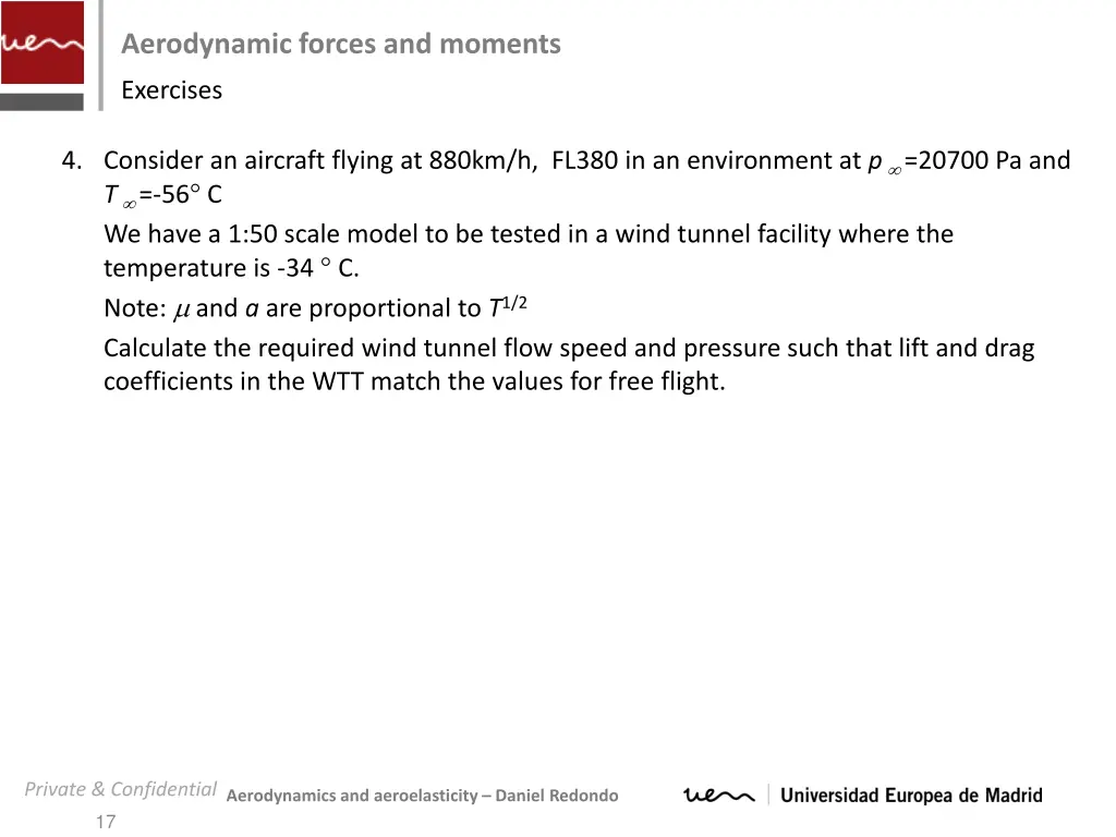 aerodynamic forces and moments 16