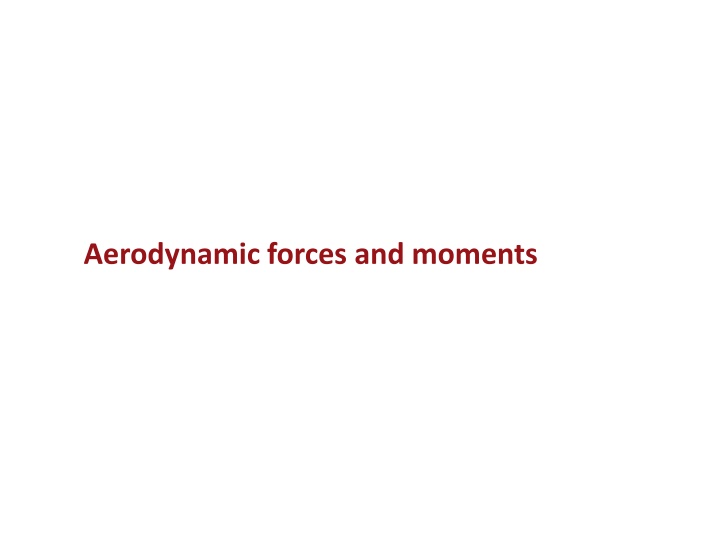 aerodynamic forces and moments