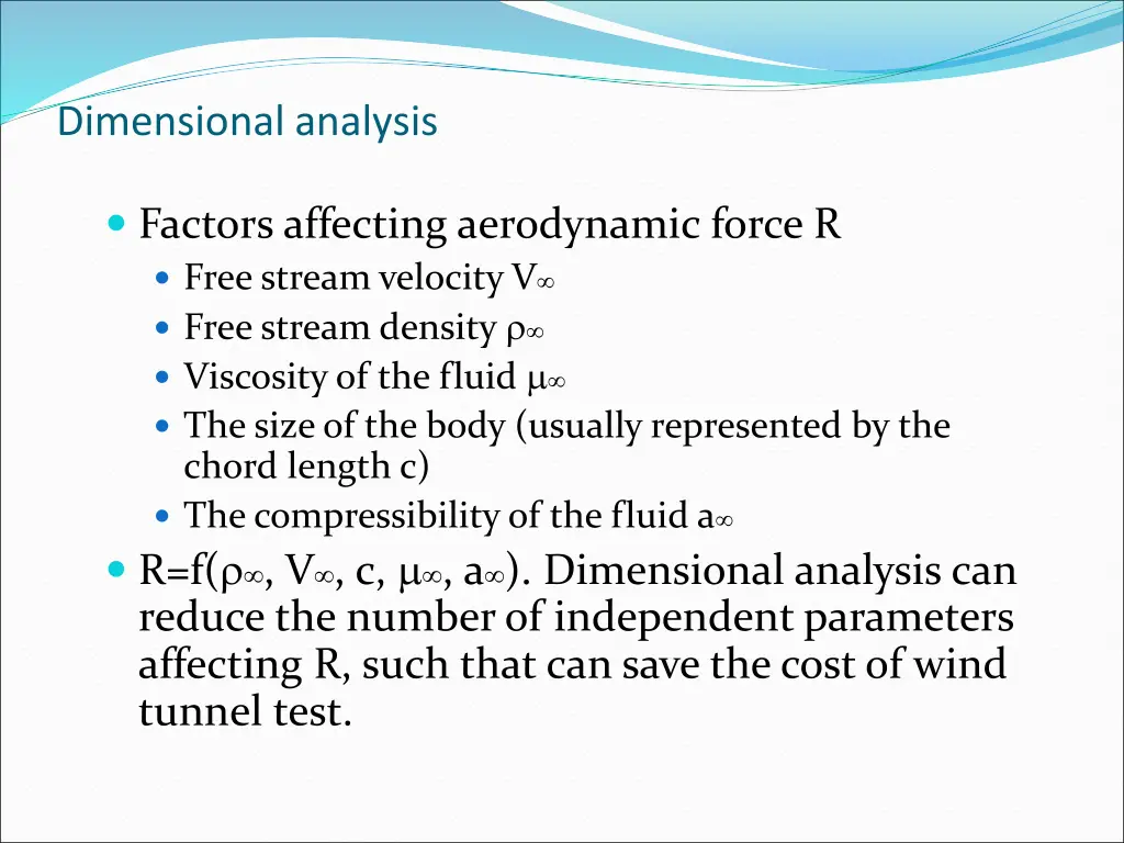 dimensional analysis