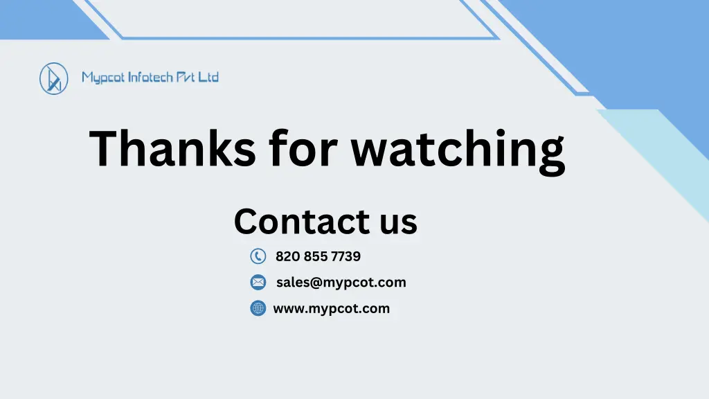 thanks for watching contact us 820 855 7739