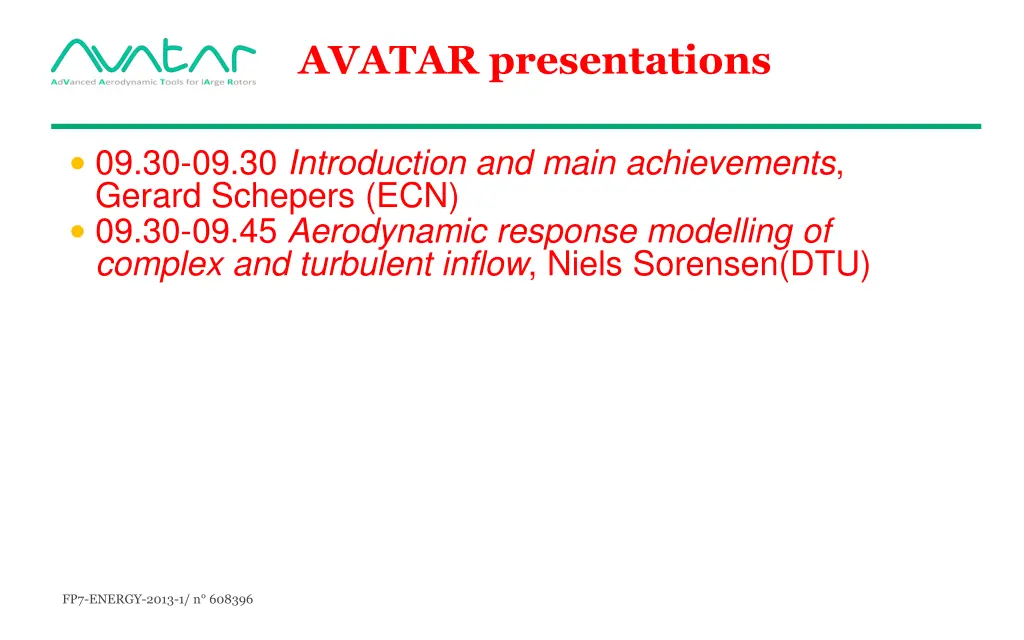 avatar presentations