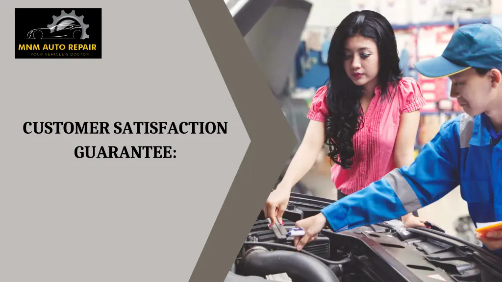 customer satisfaction guarantee