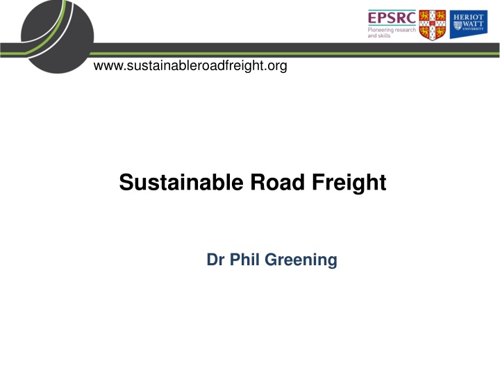 www sustainableroadfreight org