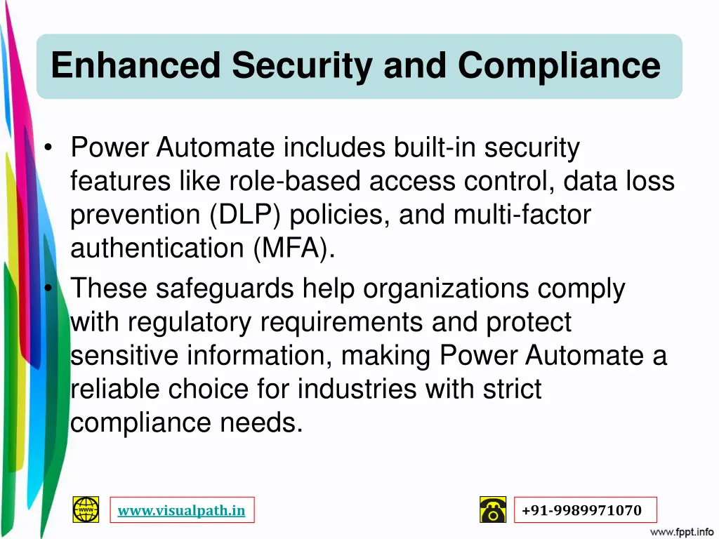 enhanced security and compliance