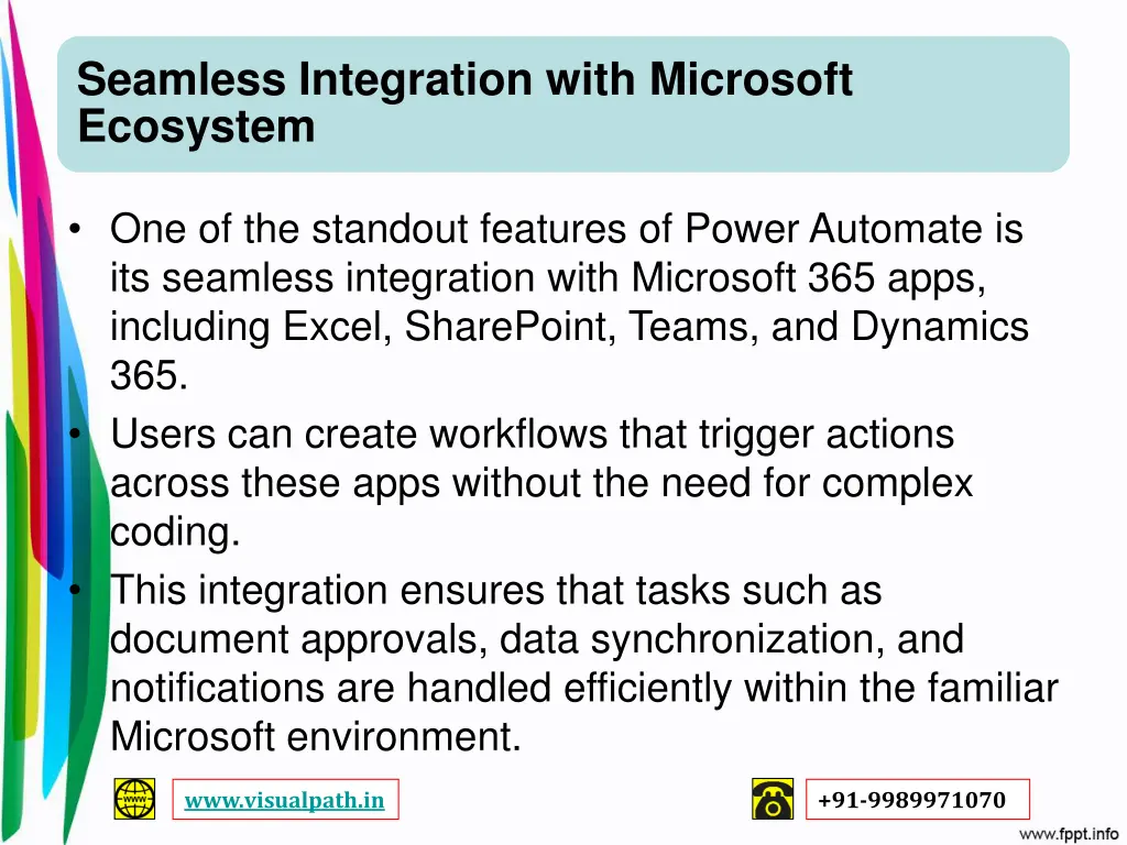 seamless integration with microsoft ecosystem