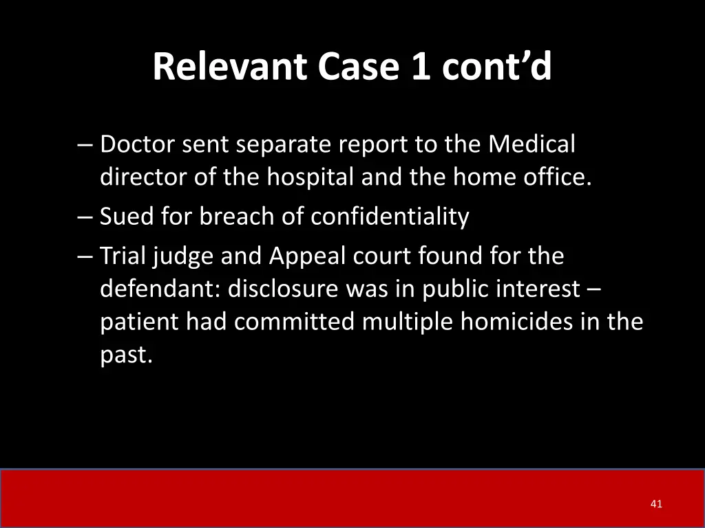 relevant case 1 cont d