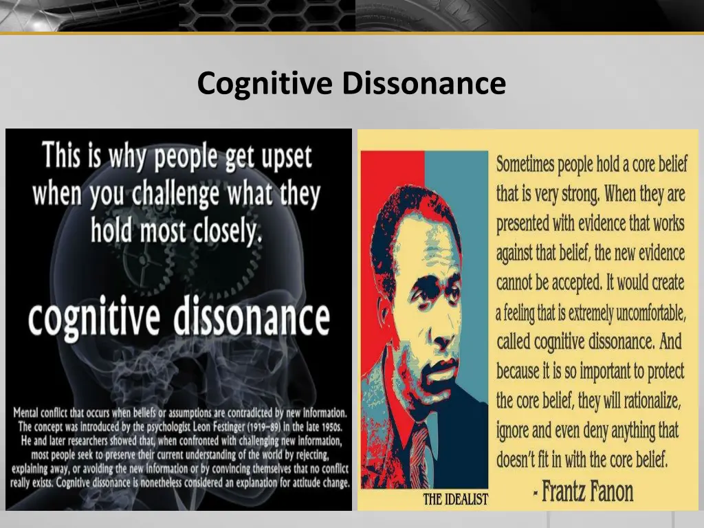 cognitive dissonance