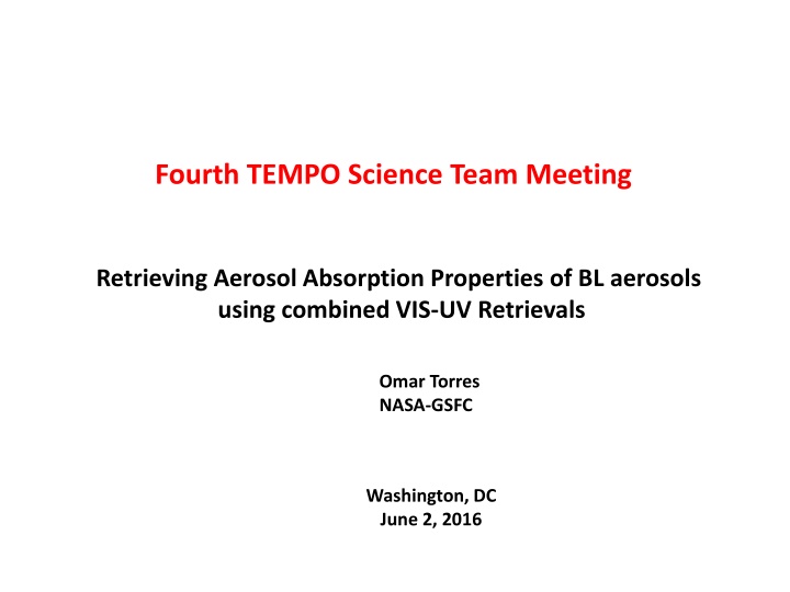 fourth tempo science team meeting