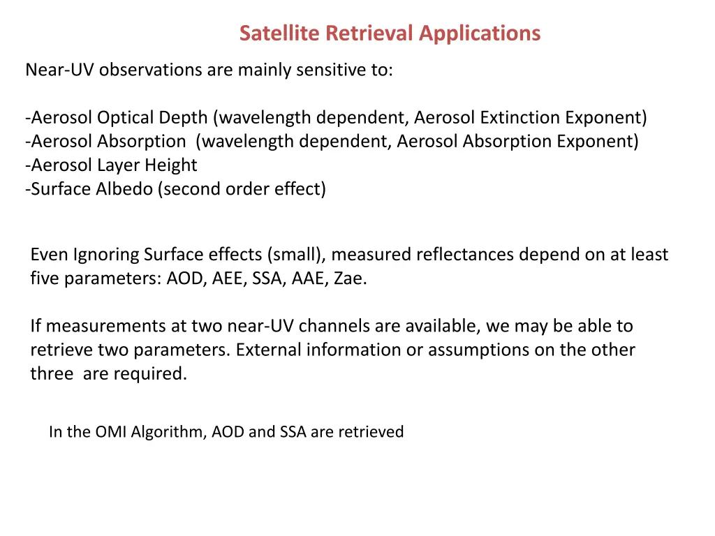 satellite retrieval applications