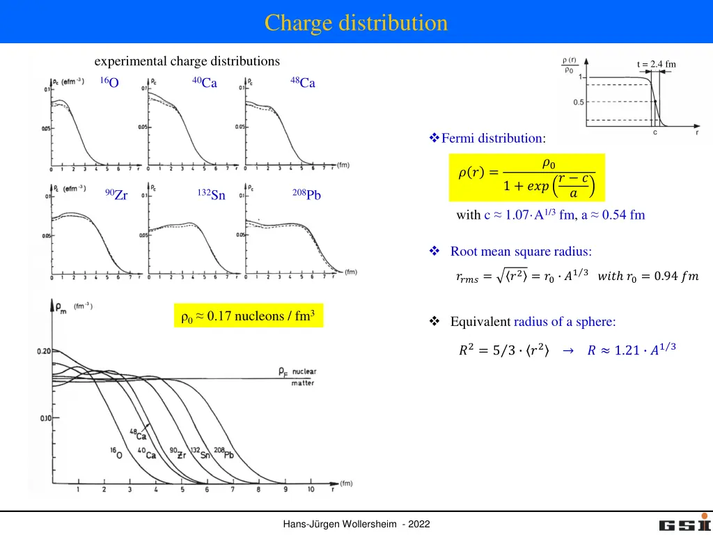 charge distribution