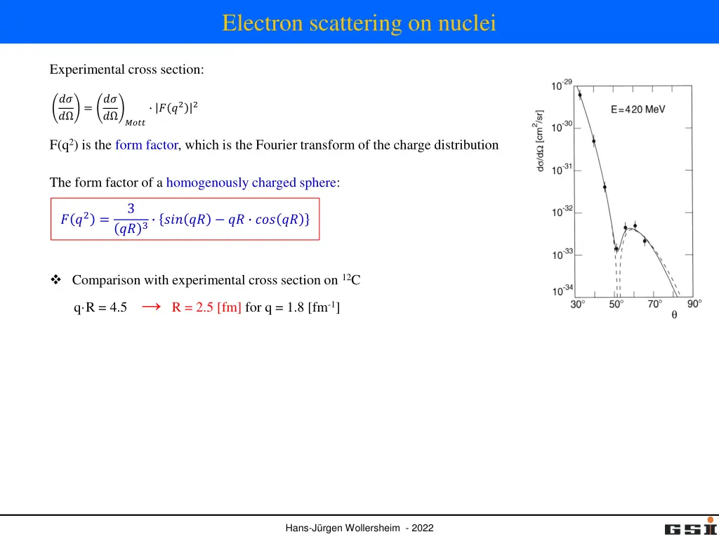 electron scattering on nuclei 1