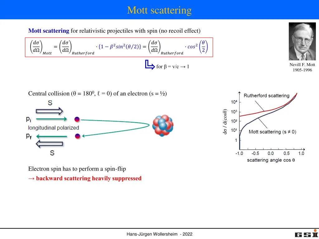 mott scattering