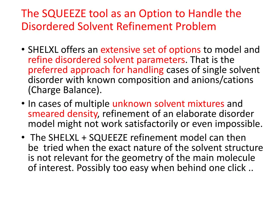 the squeeze tool as an option to handle