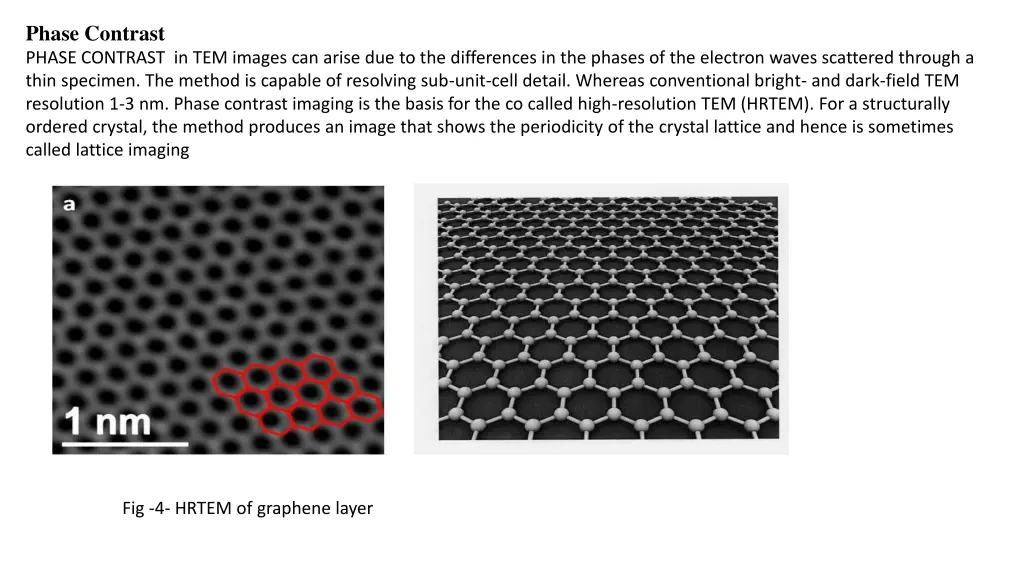 phase contrast phase contrast in tem images