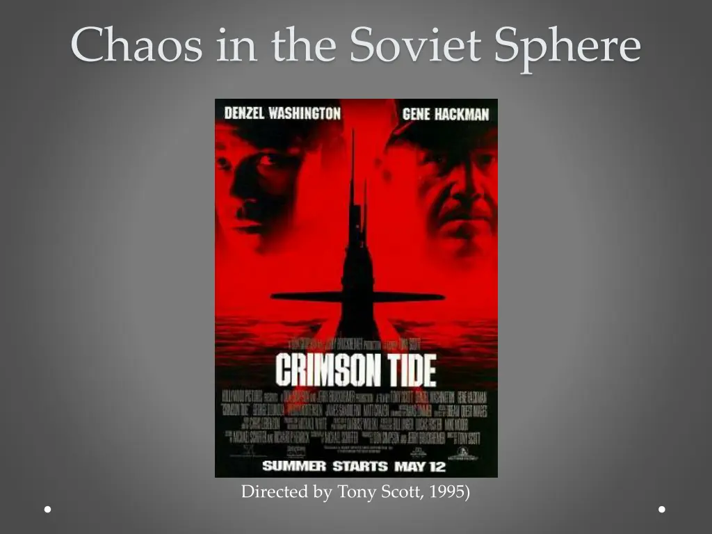 chaos in the soviet sphere