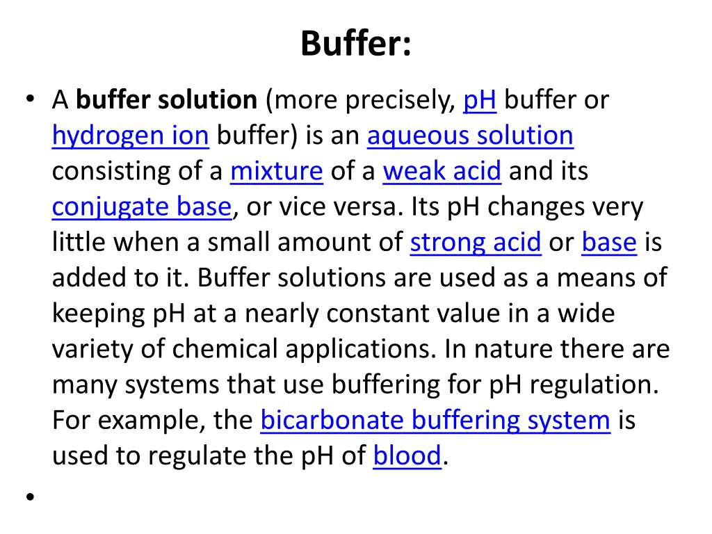 buffer