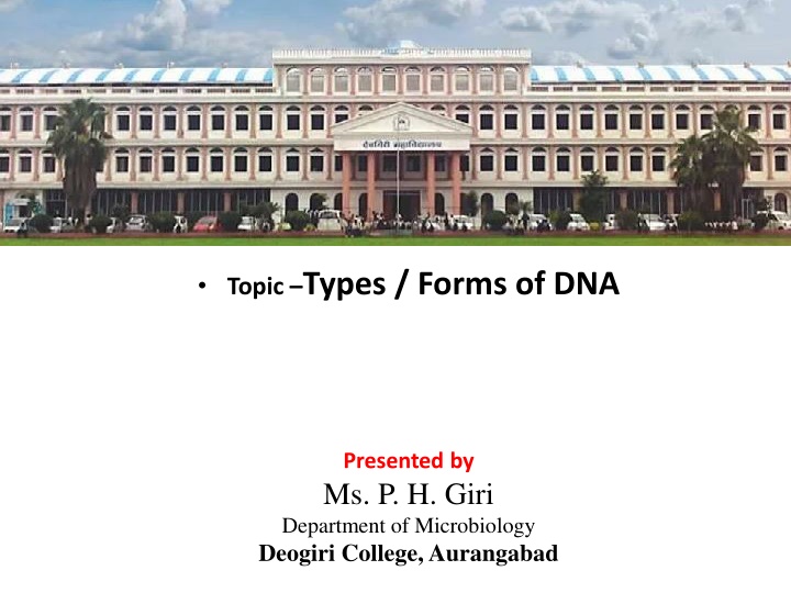 topic types forms of dna