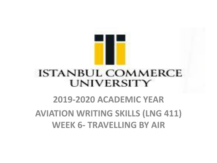 2019 2020 academic year aviation writing skills