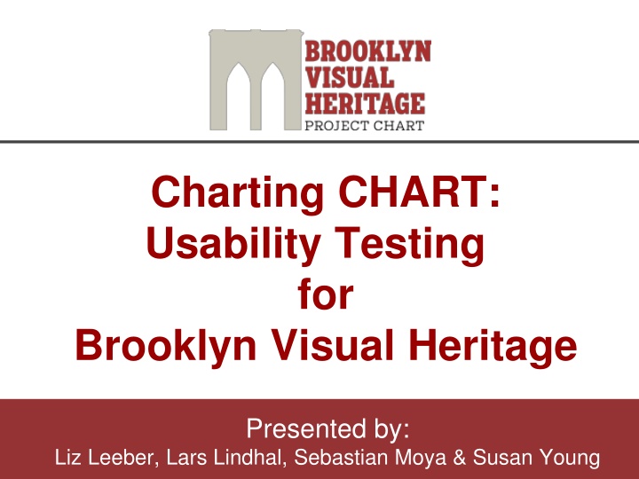 charting chart usability testing for brooklyn