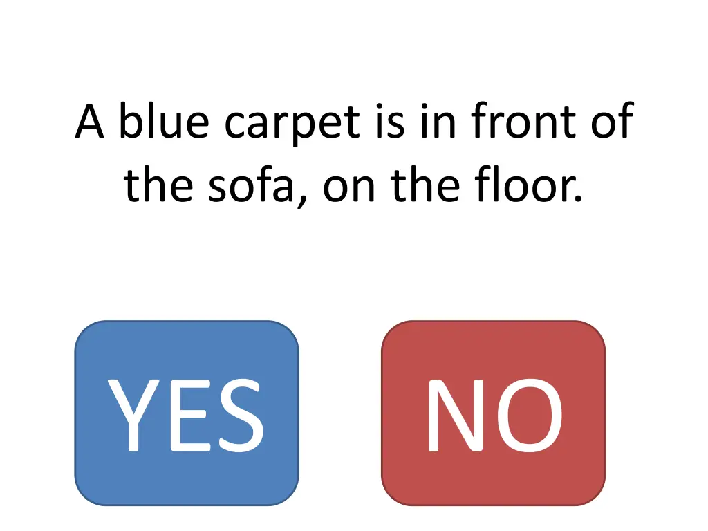 a blue carpet is in front of the sofa on the floor