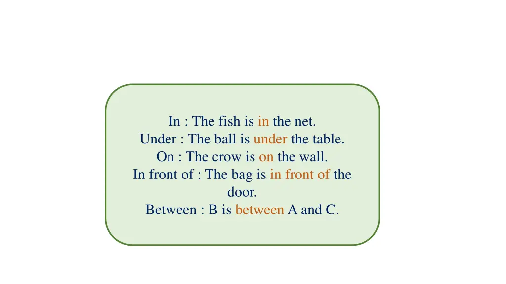 in the fish is in the net under the ball is under