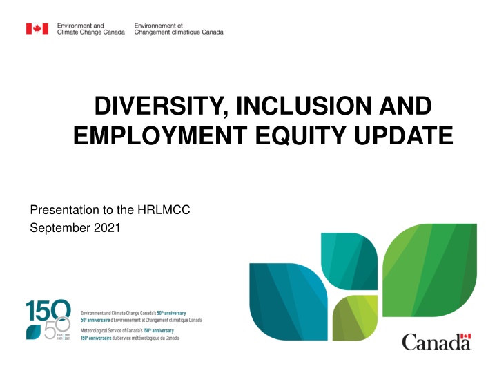 diversity inclusion and employment equity update