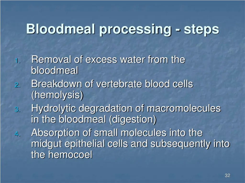 bloodmeal processing steps