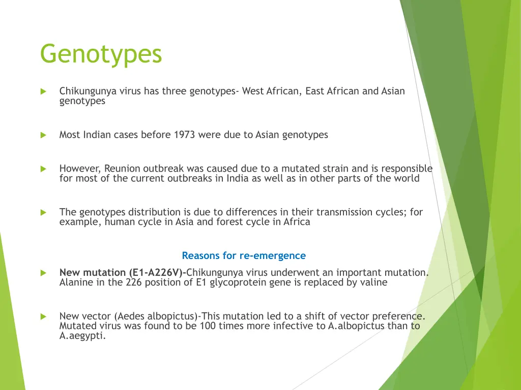 genotypes