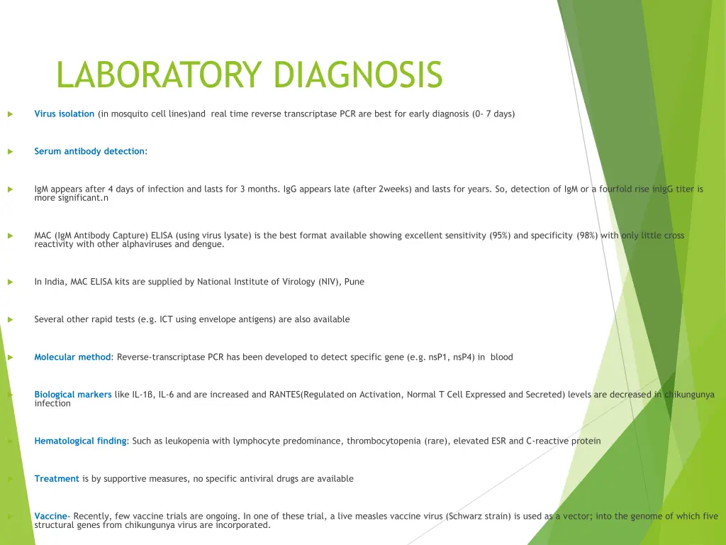 laboratory diagnosis