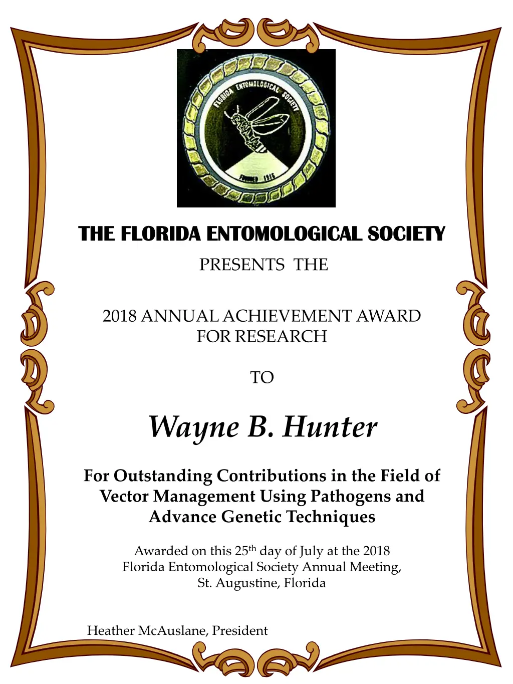 the florida entomological society the florida 1