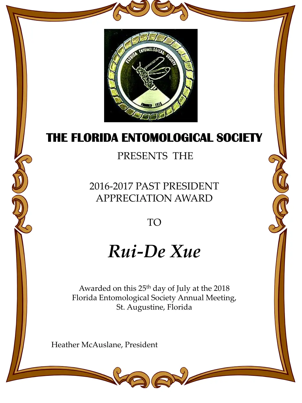 the florida entomological society the florida 3